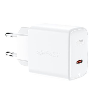 ACEFAST A21 PD30W GaN Single USB-C Charger -White