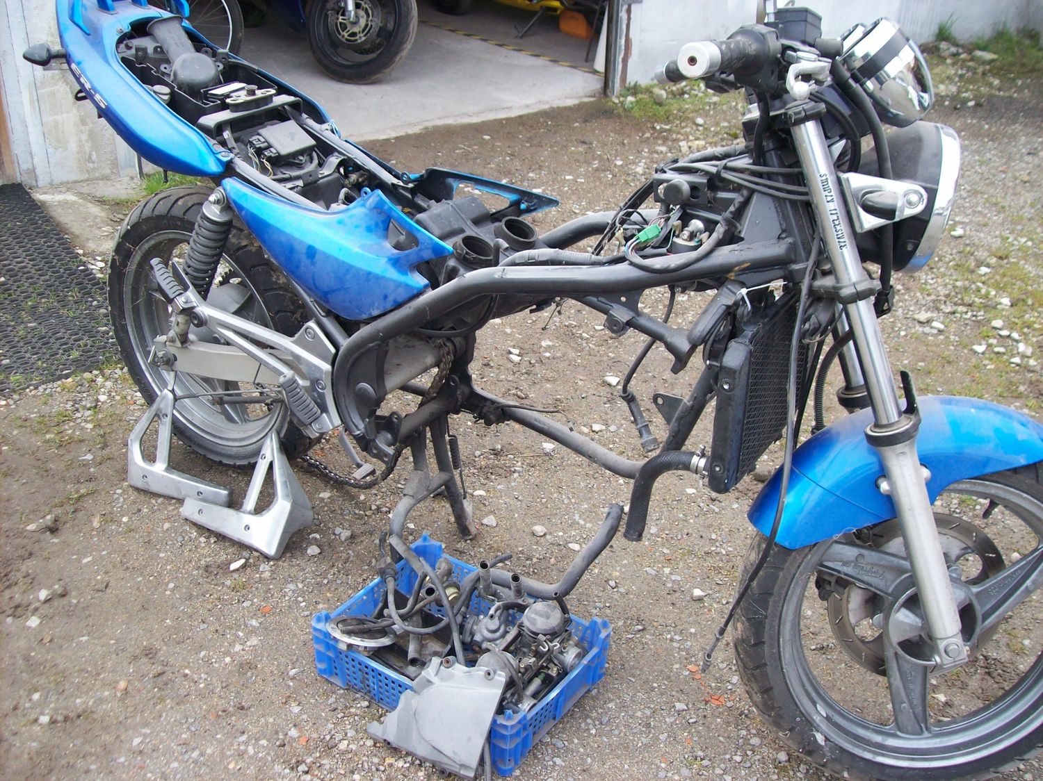 Partie cycle Kawasaki 500 ER - Complet