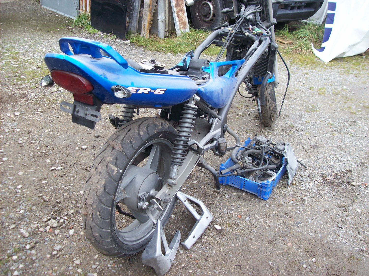 Partie cycle Kawasaki 500 ER - Complet