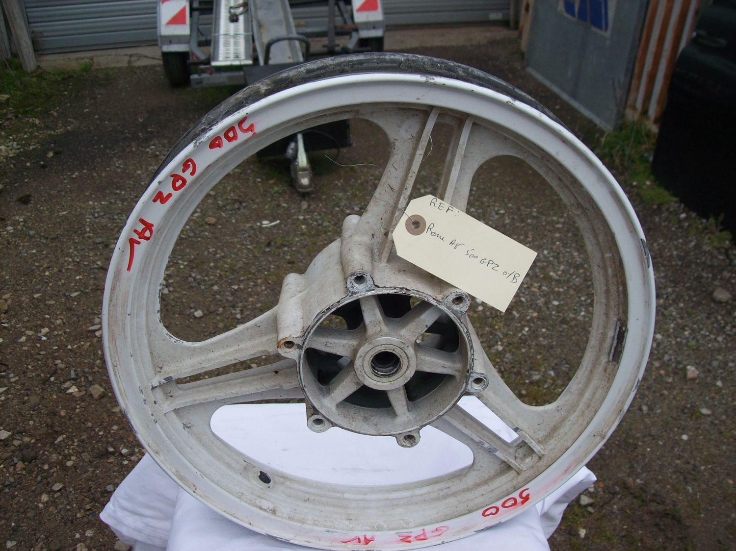 roue avant Kawasaki 500 gpz