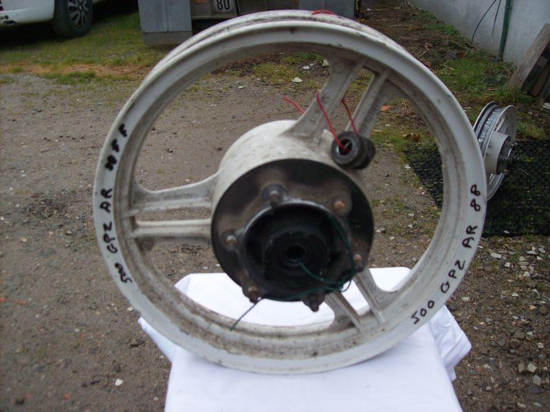 roue arrière Kawasaki 500 gpz