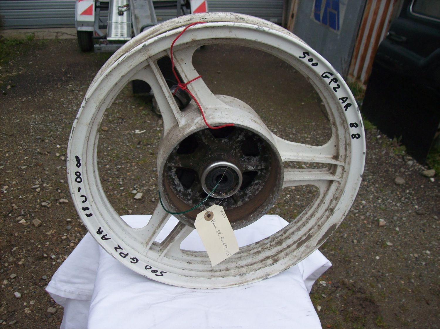 roue arrière Kawasaki 500 gpz