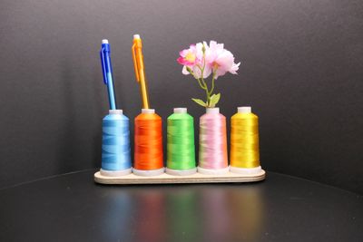 Stiftehalter/ Vase (5er) bunt 4