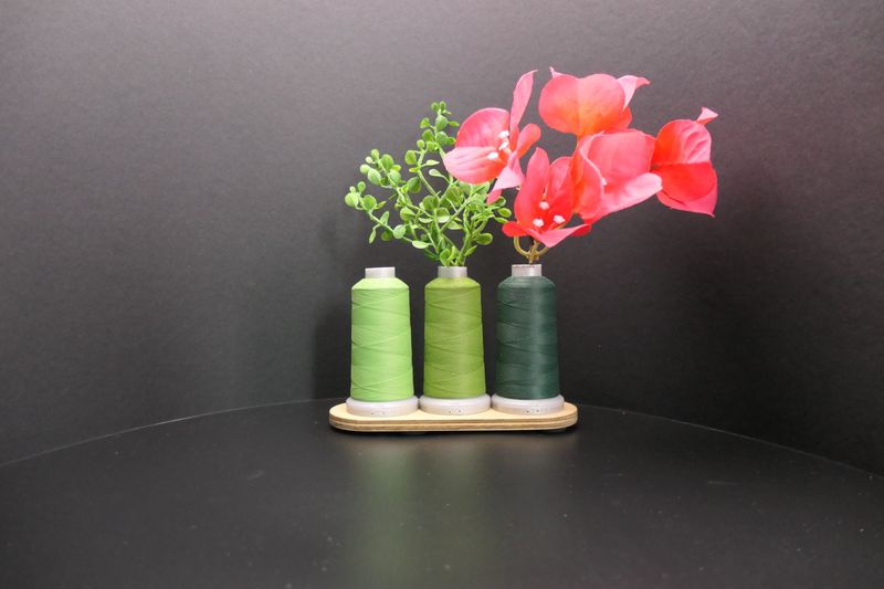 Stiftehalter/ Vase (3er) Grün matt Verlauf Stiftehalter/ Vase (3er) Grün matt Verlauf