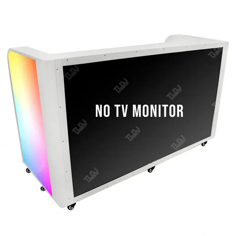 Prism DJ Booth Foldable with 65"LED TV SHELL
ONLY