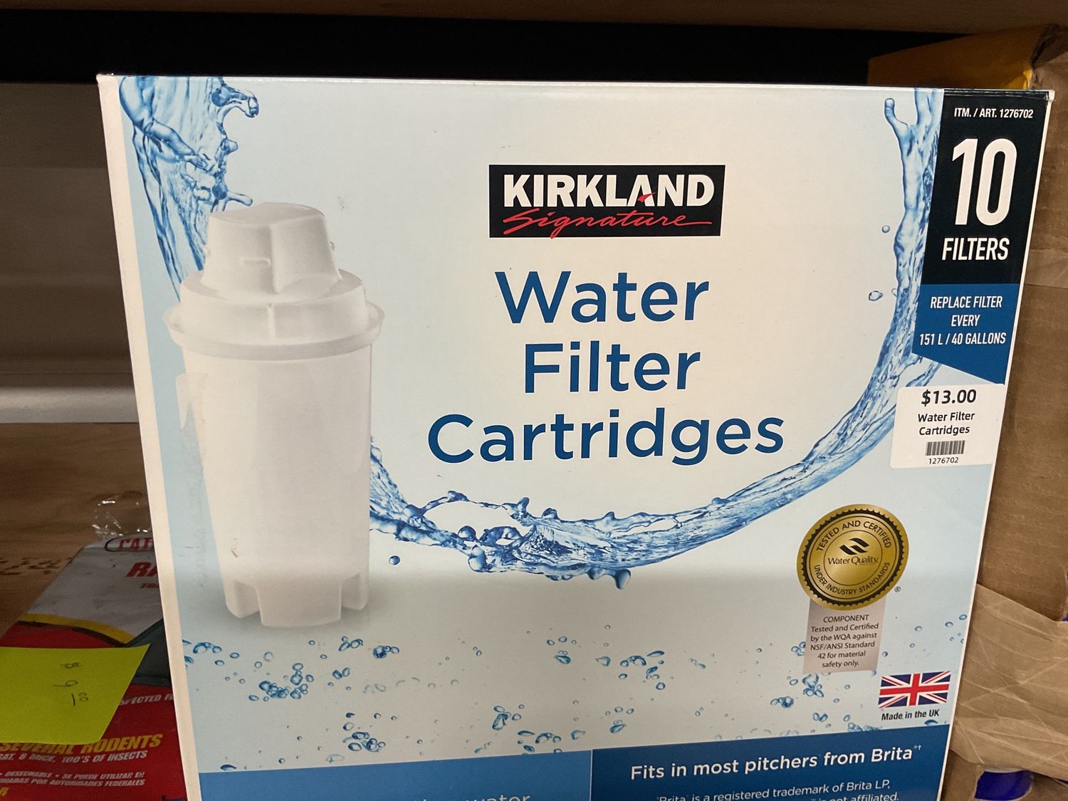 Water filter cartridges-Retail-$ 24.99