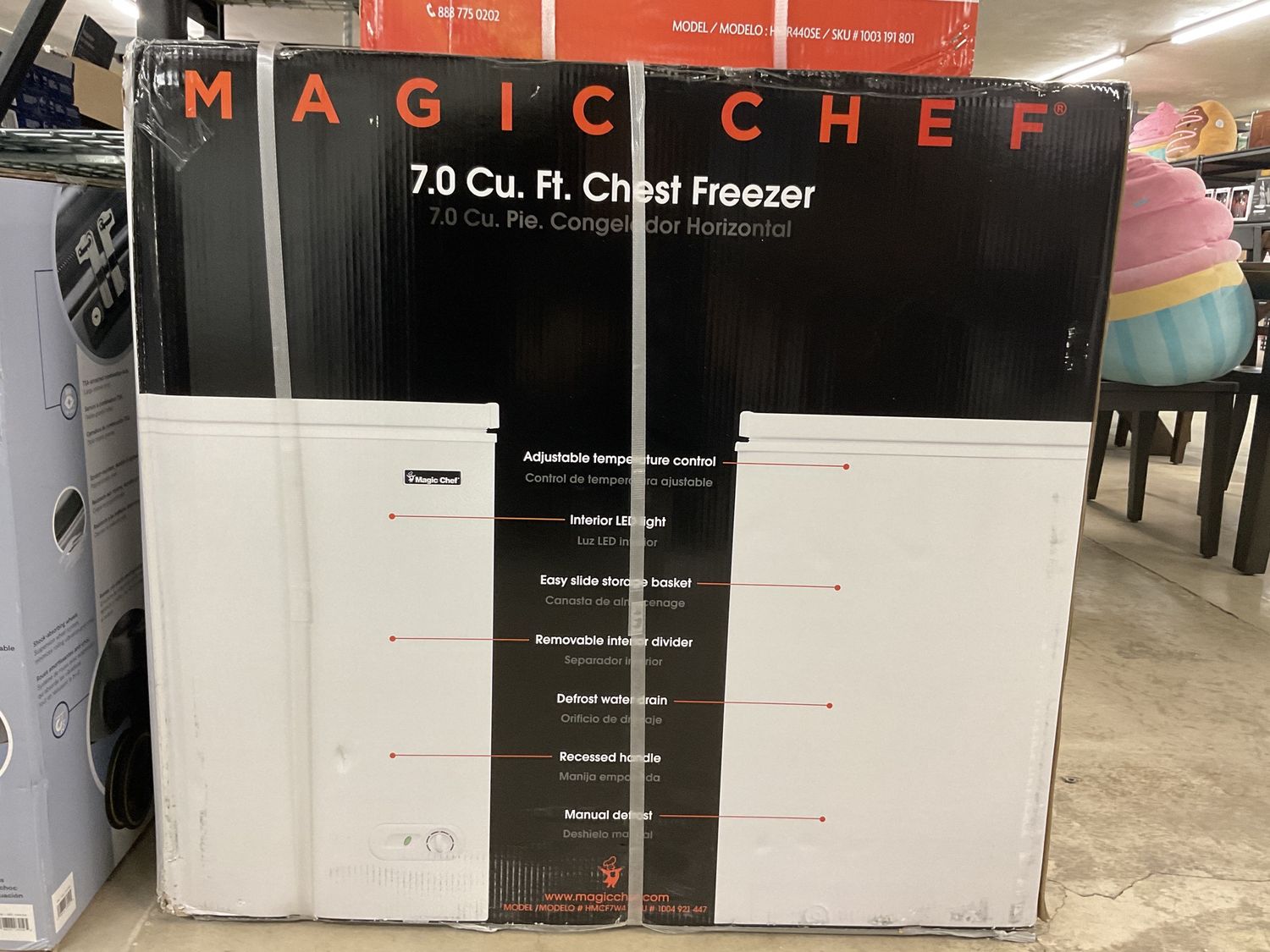 Magic Chef 7.0 Cu. ft. Chest Freezer in White
