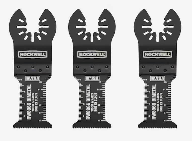ROCKWELL Bi-Metal Tool Blade 3-Pack