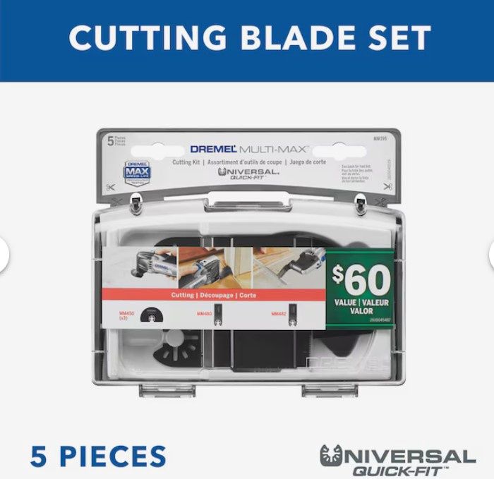 Dremel  Multi-Max 5-Piece   blade set