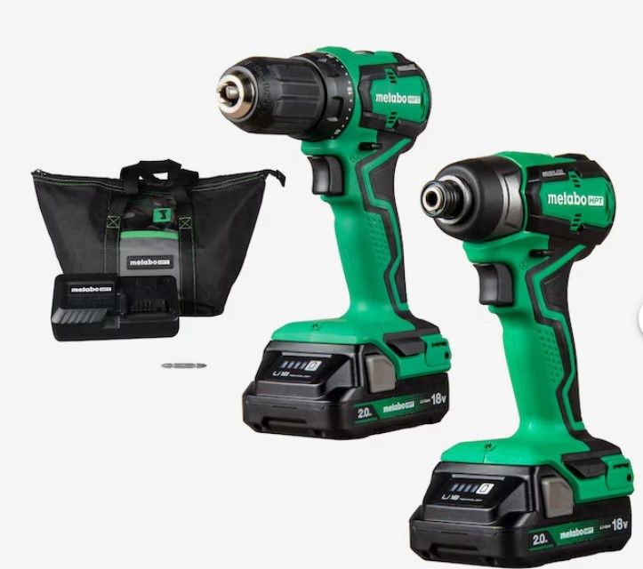 Metabo 18-volt 2 Brushless Power Tools Combo Kit