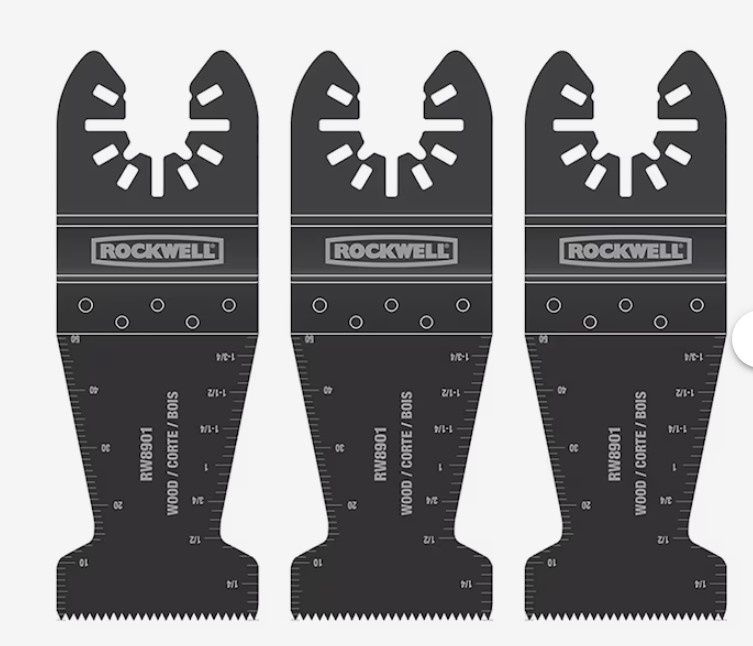 ROCKWELL  3-Pack High CarbonTool Blade