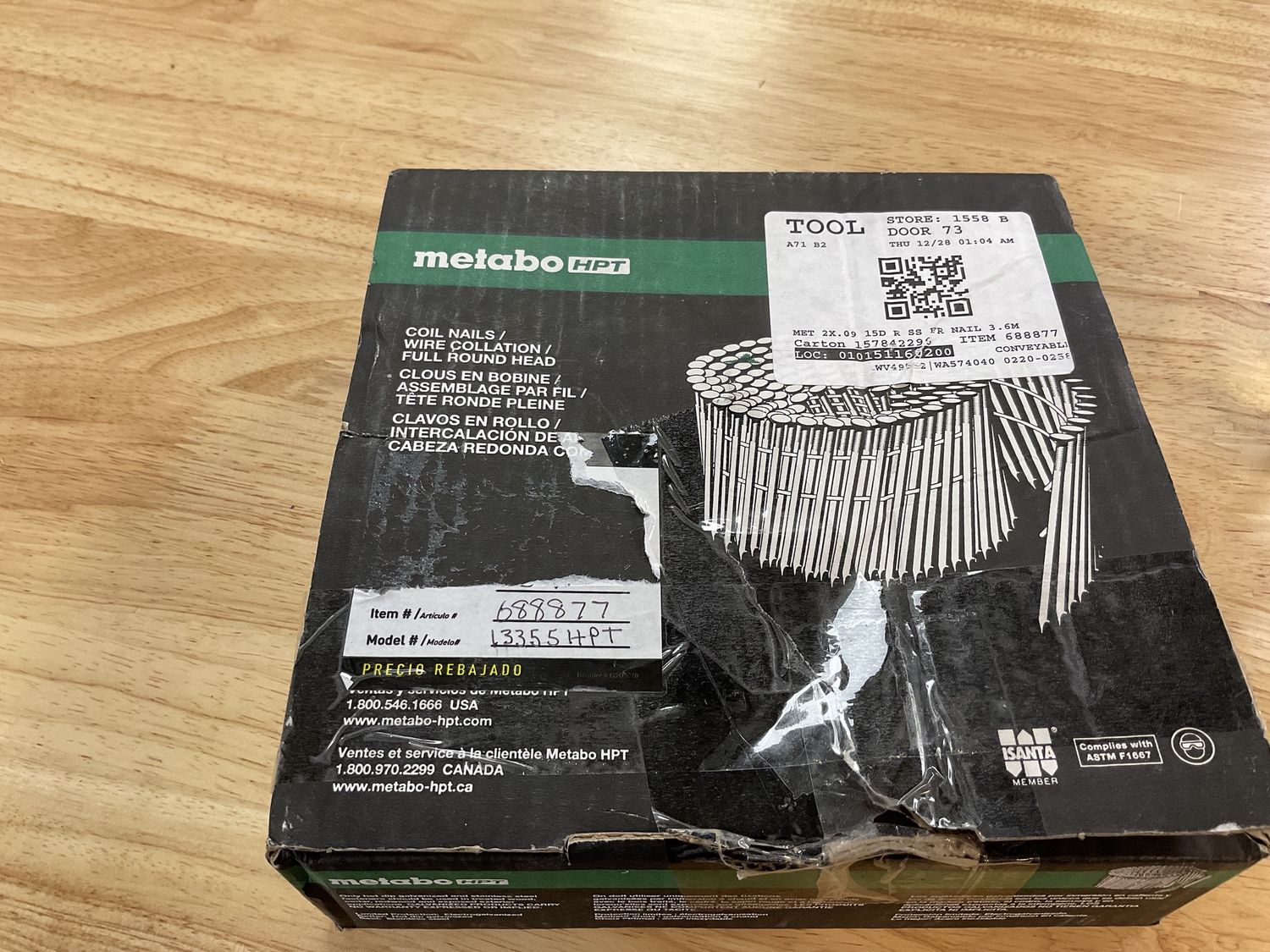 Metabo HPT 2-in 16-Gauge Collated Siding Nails