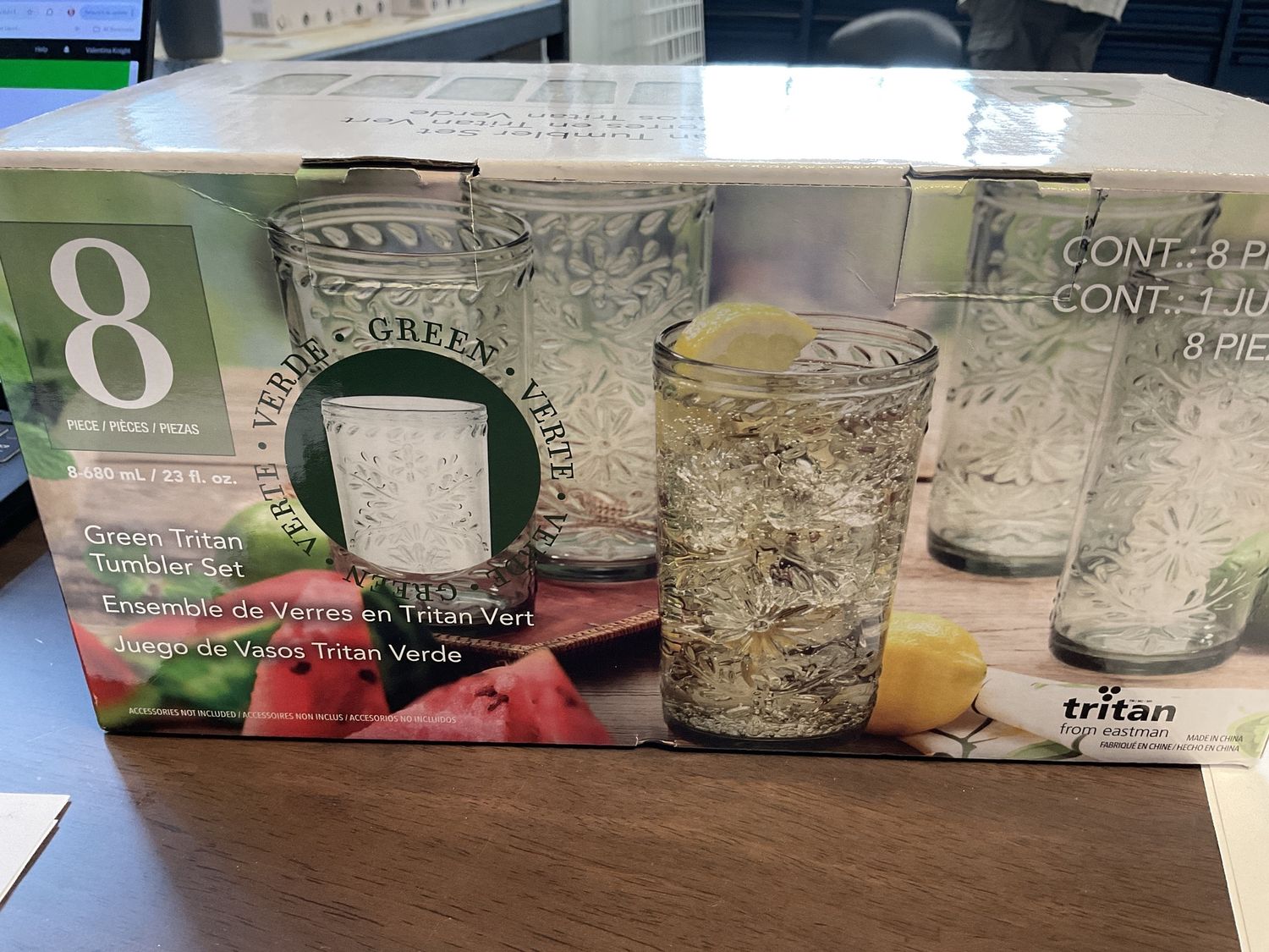 Jia Wei Tritan Tumblers 8 Pack