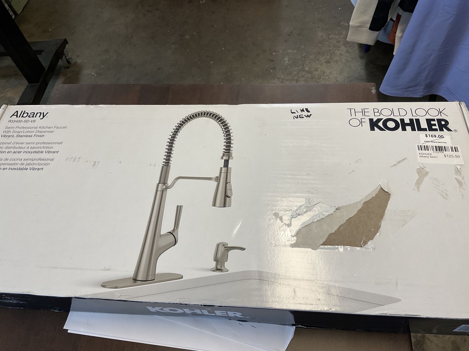 KOHLER Albany Kitchen Faucet Stainless