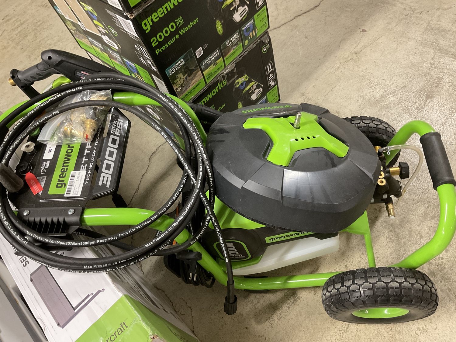 Greenworks 3000 PSI Electric Pressure Washer