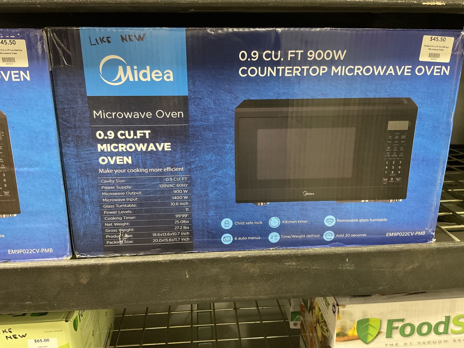 Midea 0.9 cu. ft. Countertop Microwave Oven