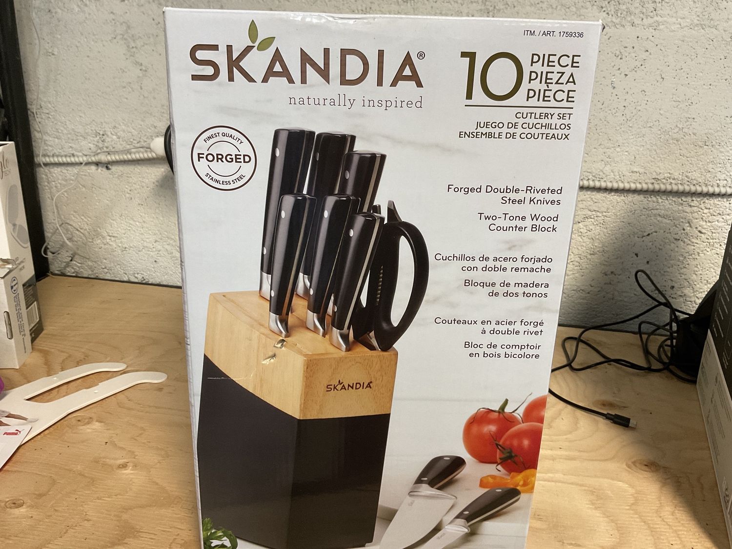 SKANDIA KNIFE BLOCK 10PC