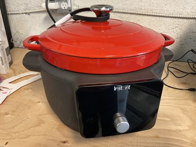 Instant Precision 6 Quart Cast Iron Dutch Oven Retail $102.97*