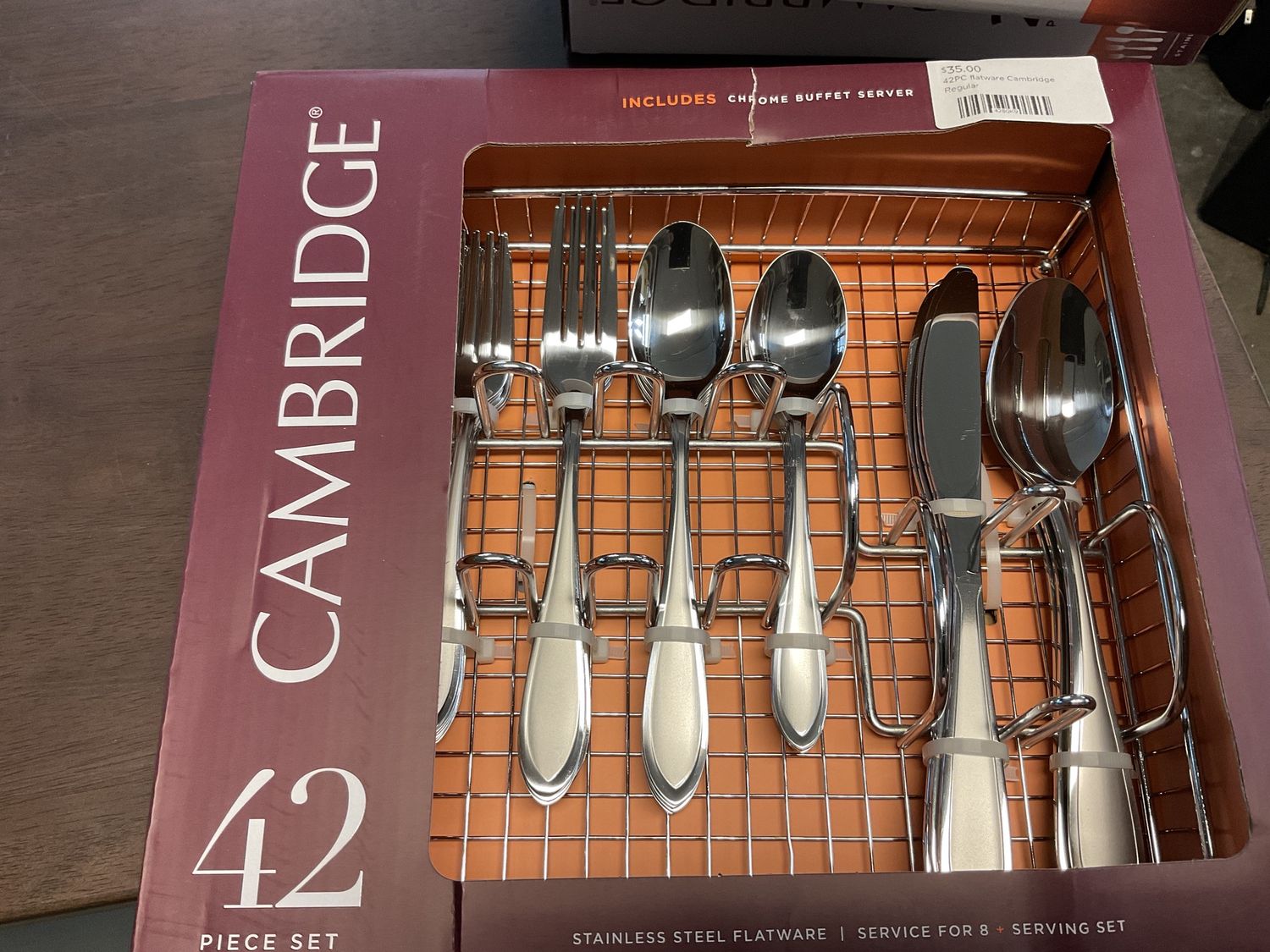 Cambridge 42pc Flatware