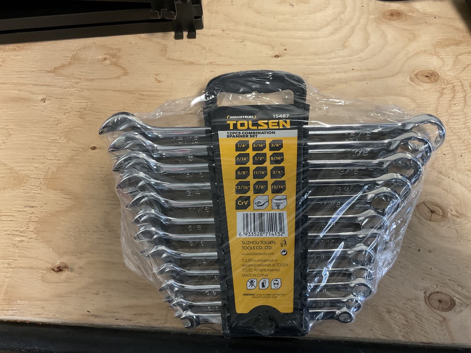 12pc Combo Wrench Set 1/10