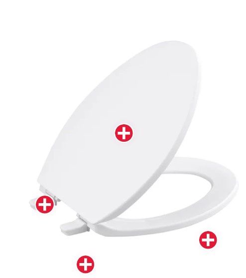 Kohler Layne Quick Release Toilet Seat - Retail $24.99