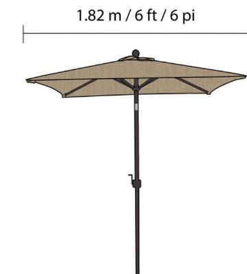 6&#39; Market Umbrella