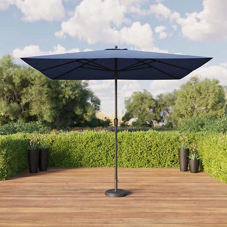 Seasons Sentry 8&#39; x 11&#39; Height Adjustable Market Umbrella-Retail-$ 199.99