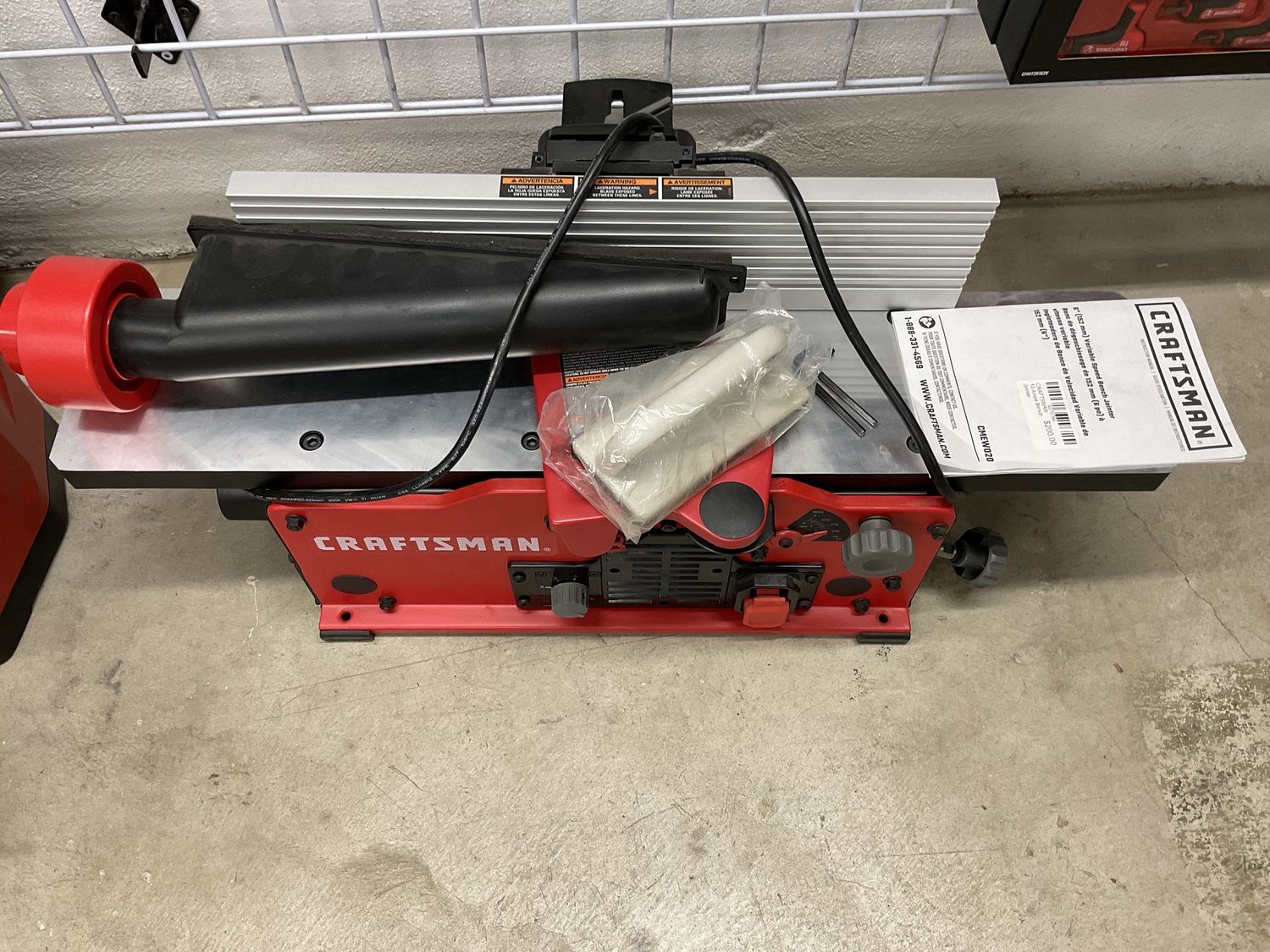CRAFTSMAN 10 Amps Bench Jointer