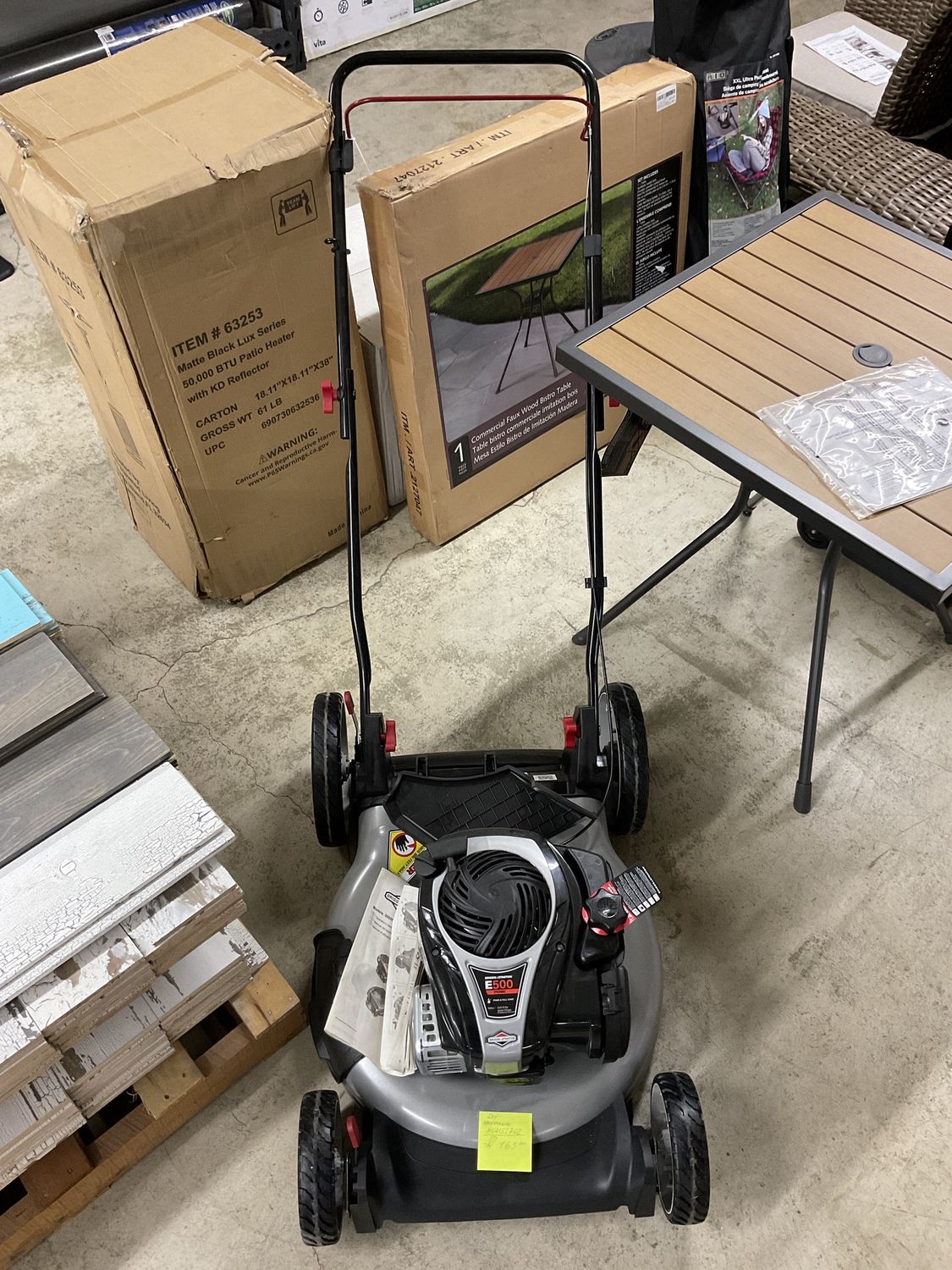 Briggs &amp; Stratton E500 prime lawn mower
