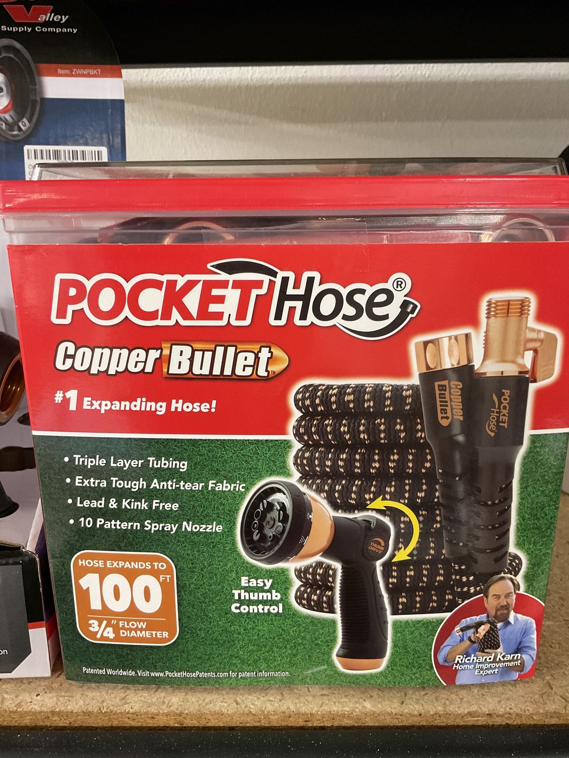 Pocket Hose Copper Bullet 3/4 in. D X 100 Ft.-Retail-$ 69.99