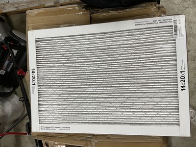 KS FURNACE FILTER 14X20X1 qty1