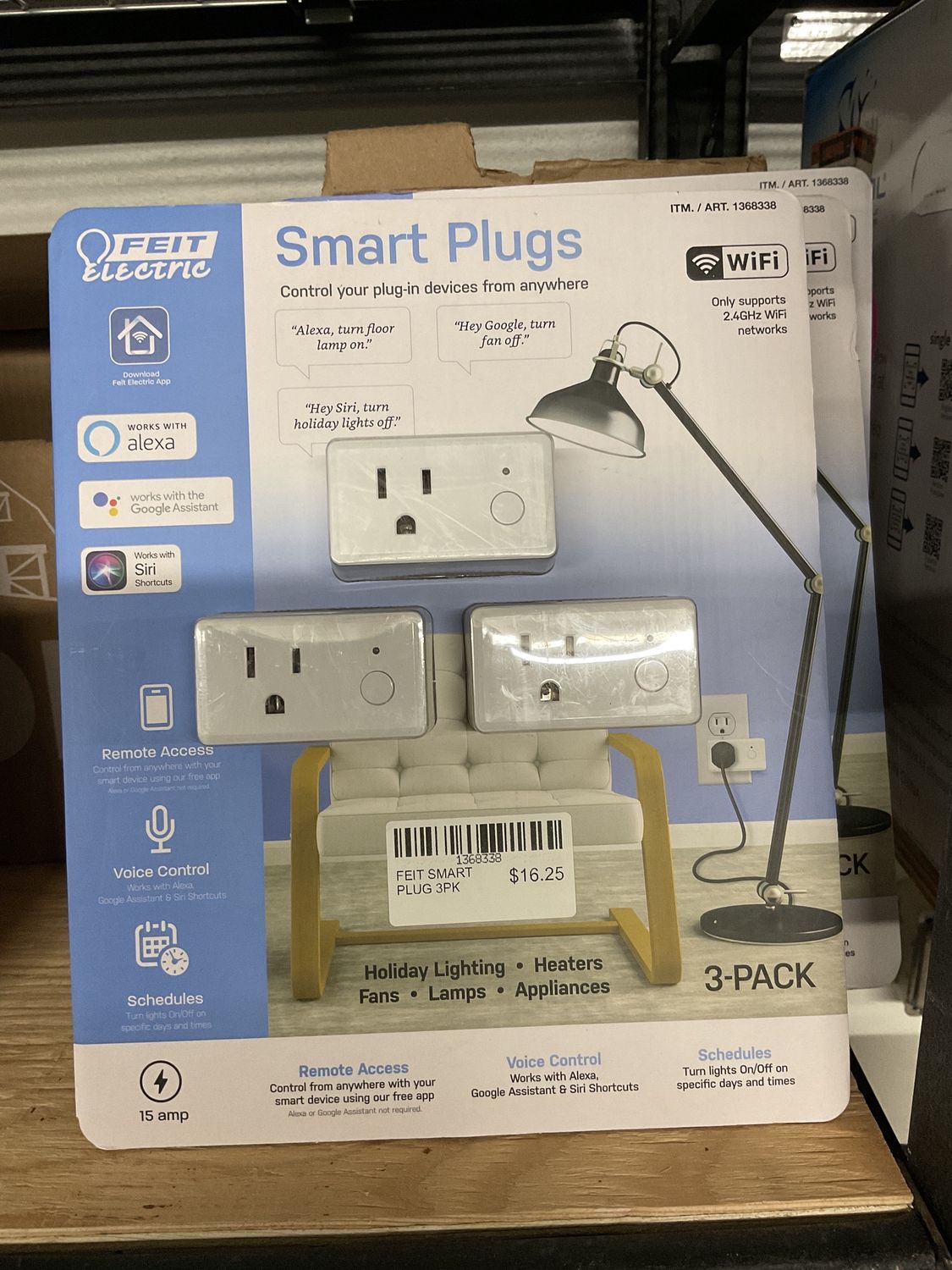 FEIT SMART PLUG 3PK-Retail-$ 7.97