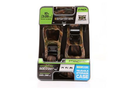 Smartstraps 10 1500 Lb Camox Ratchet Tie Down 2 Pk Camo Camo