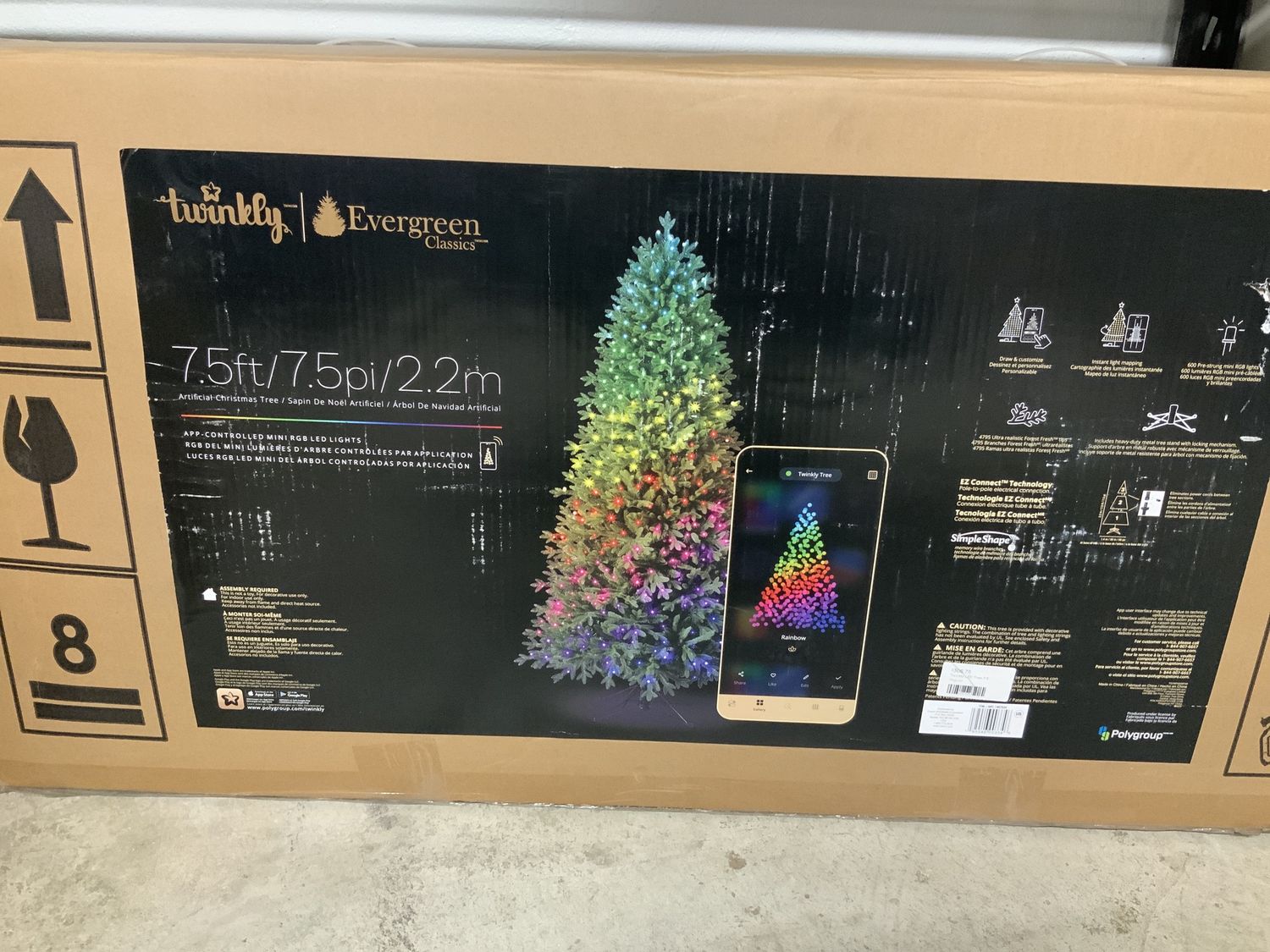 Twinkly LED Tree 7.5&#39;