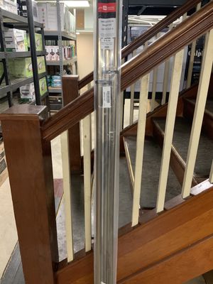 New - Rod Desyne Charlene 13/16" Single Curtain Rod, 120-170 inch, Antique Brass