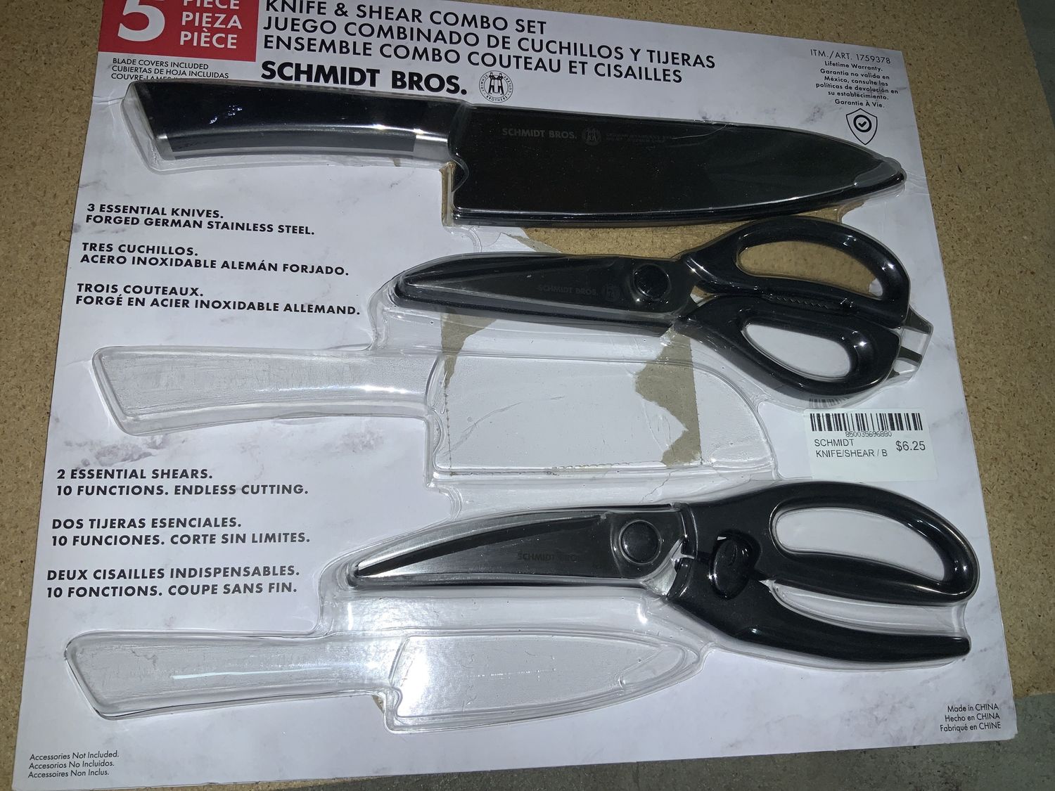 SCHMIDT KNIFE/SHEAR