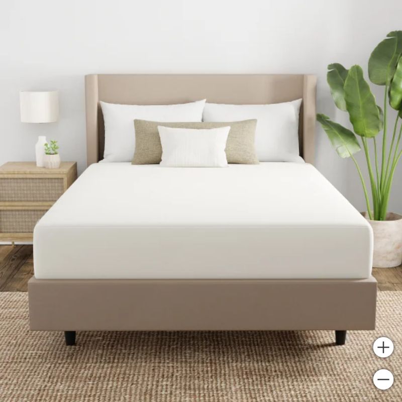 AllerEase Organic Queen Cotton Mattress Pad