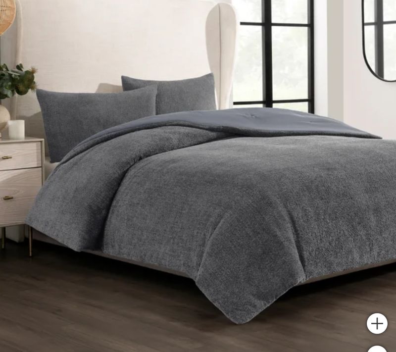 Cococozy 3-piece Bouclé Comforter Set Queen