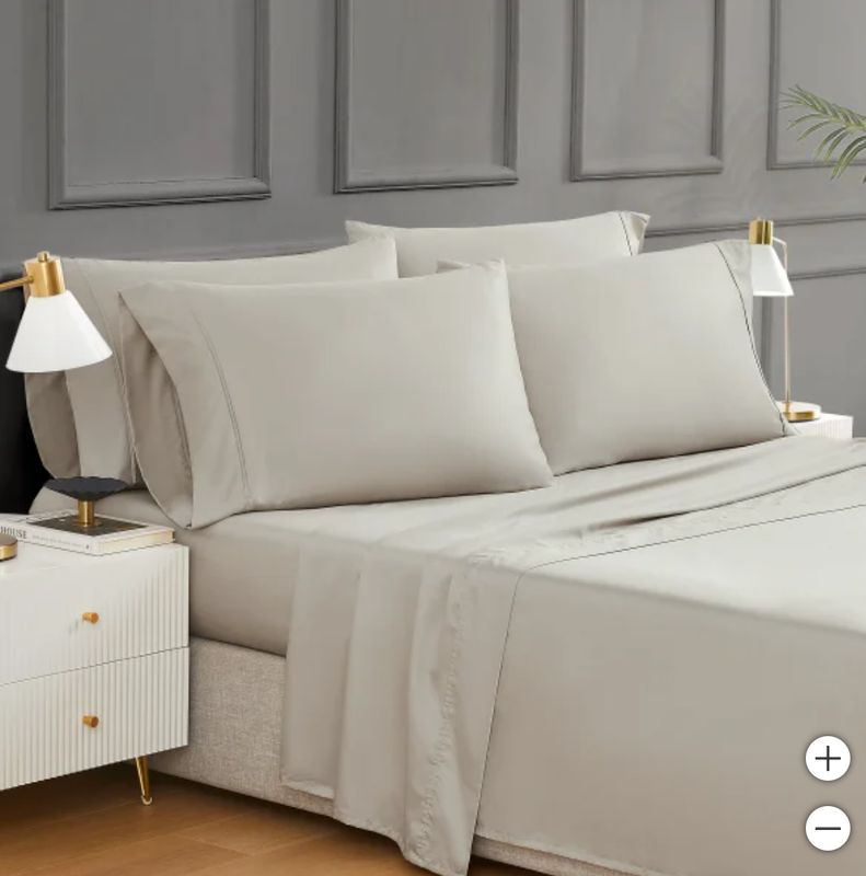 Hotel Signature Egyptian Cotton 400 Thread Count(Sm Hole in Top Sheet) B  6-piece Sheet Set - Retail $59.99