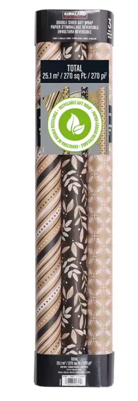 KS Wrapping Paper Double View Spring Color Black