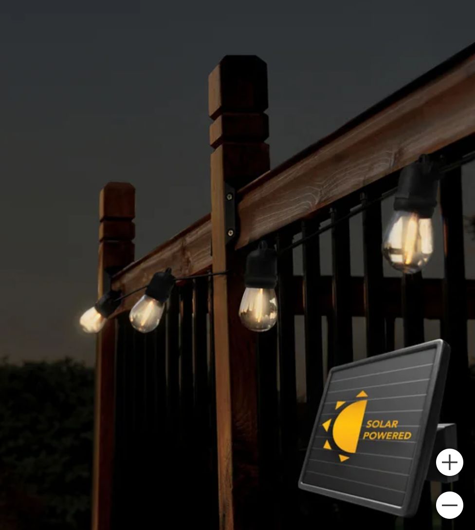 35&#39; Solar String Lights -Retail-$ 39.99