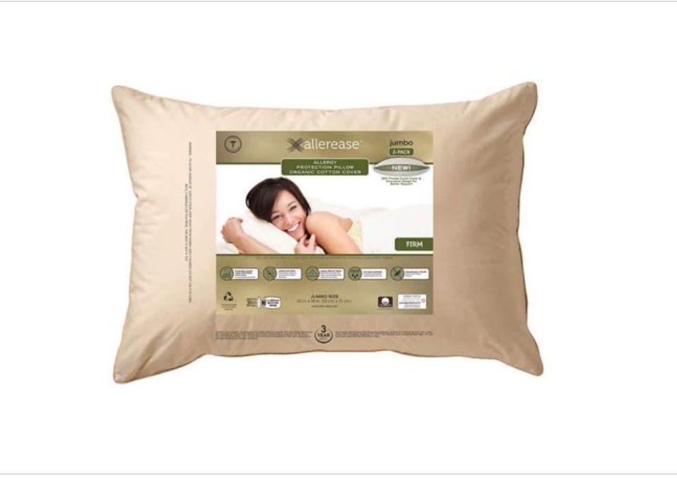 Allerease 2pk jumbo pillow0