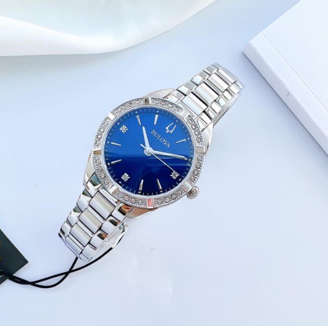 Bulova Sutton Stainless Steel Ladies Quartz Watch