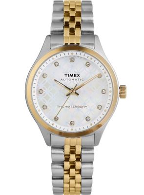 Timex Waterbury Traditional Stainless Steel Ladies Automatic Watch