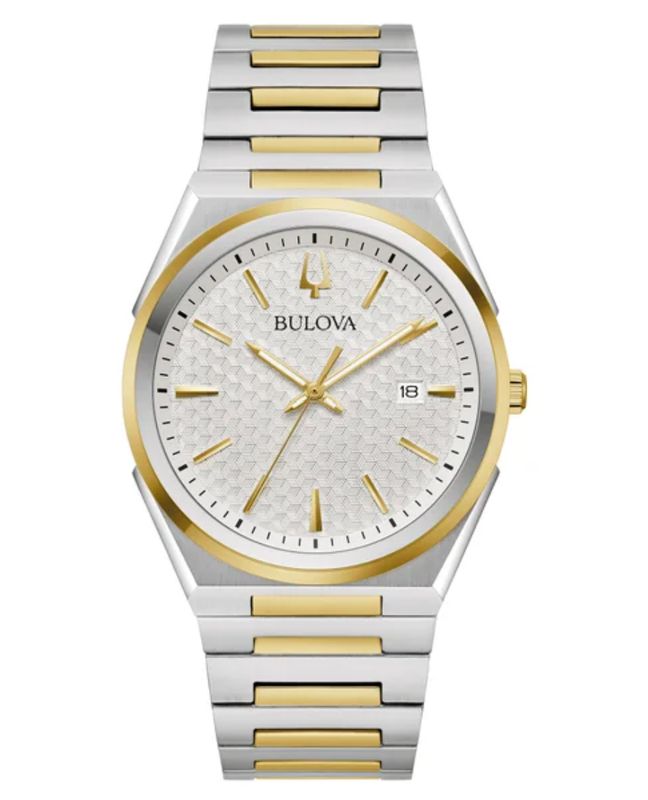 Bulova Classic Two Tone Stainless Steel Quartz Men&#39;s Watch