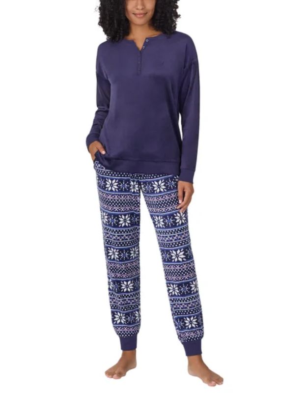 Nautica 2pc Womens Sleepwear Set