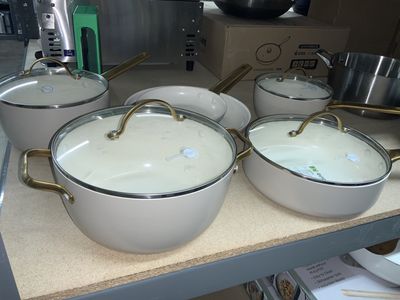 GreenPan Reserve Ceramic Non-Stick Cookware Set - Retail $289.99