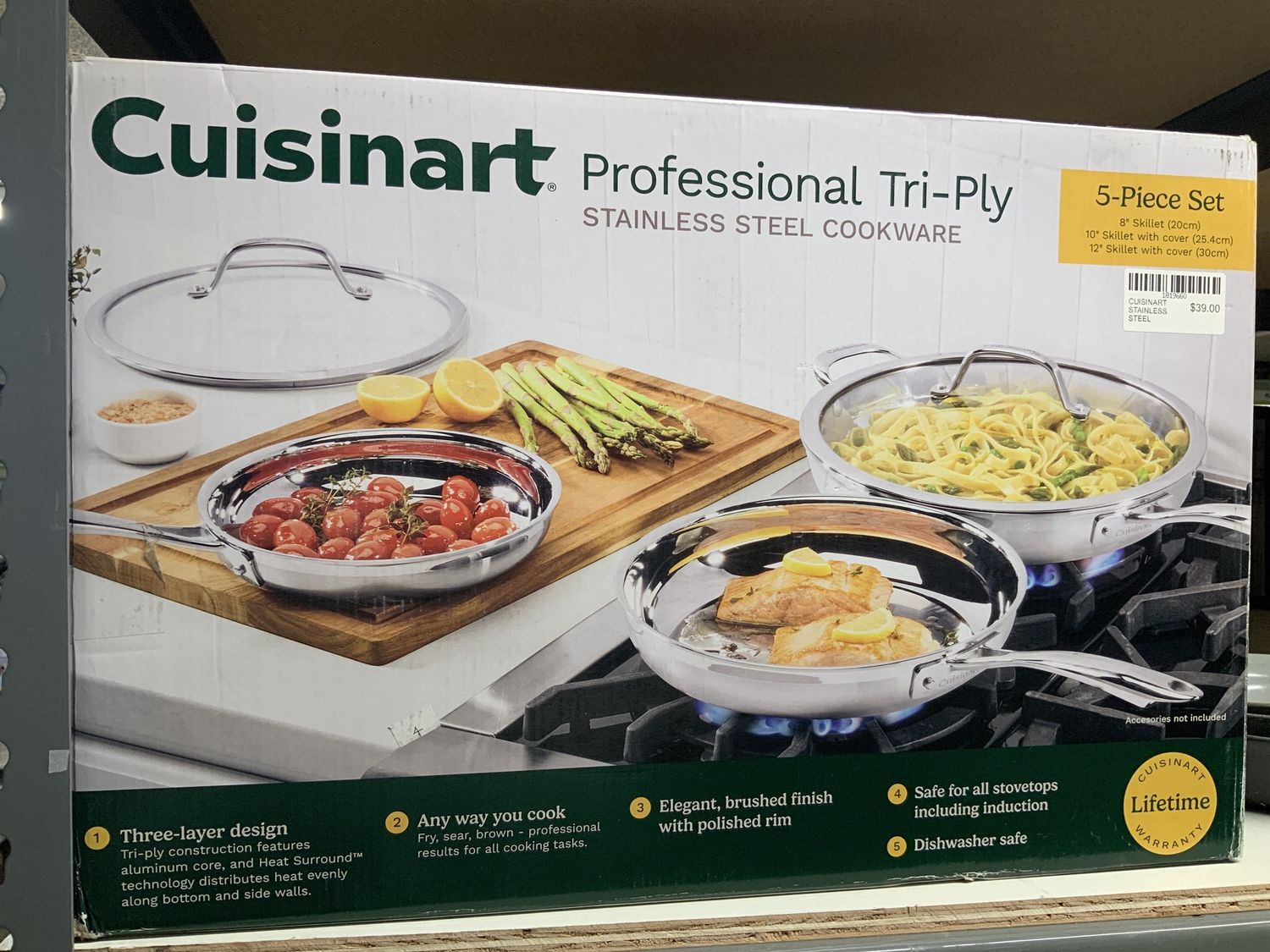 CUISINART STAINLESS STEEL 5 Pc Set