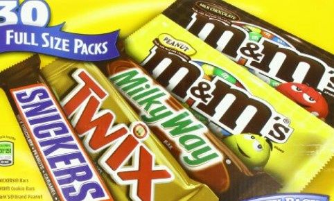 Mars &amp; Hershey&#39;s Full Size Candy Bar - per Bar