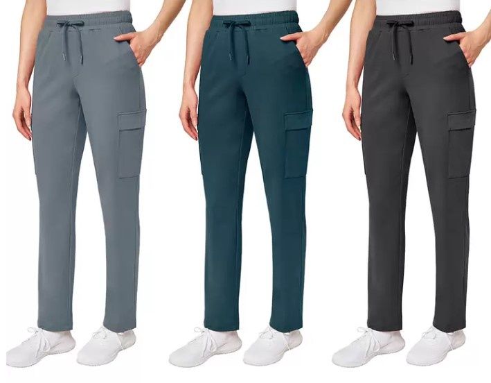 Mondetta Ladies Cargo Pocket Pant in 3 Colours and 4 Sizes